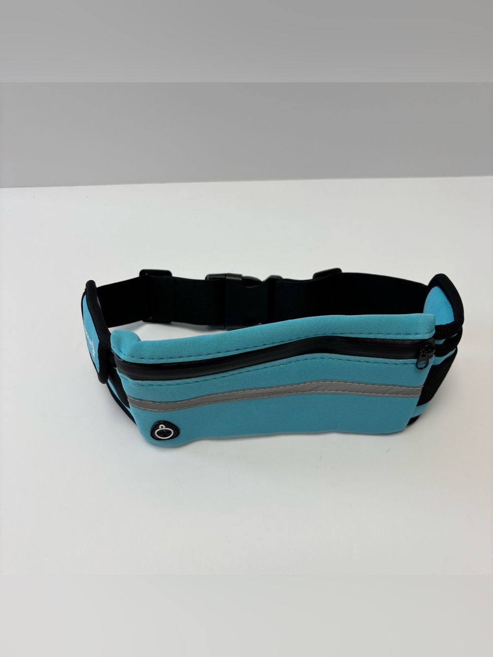 E-Tronic Edge Running Belt Waist Pack Turquoise Black Reflective